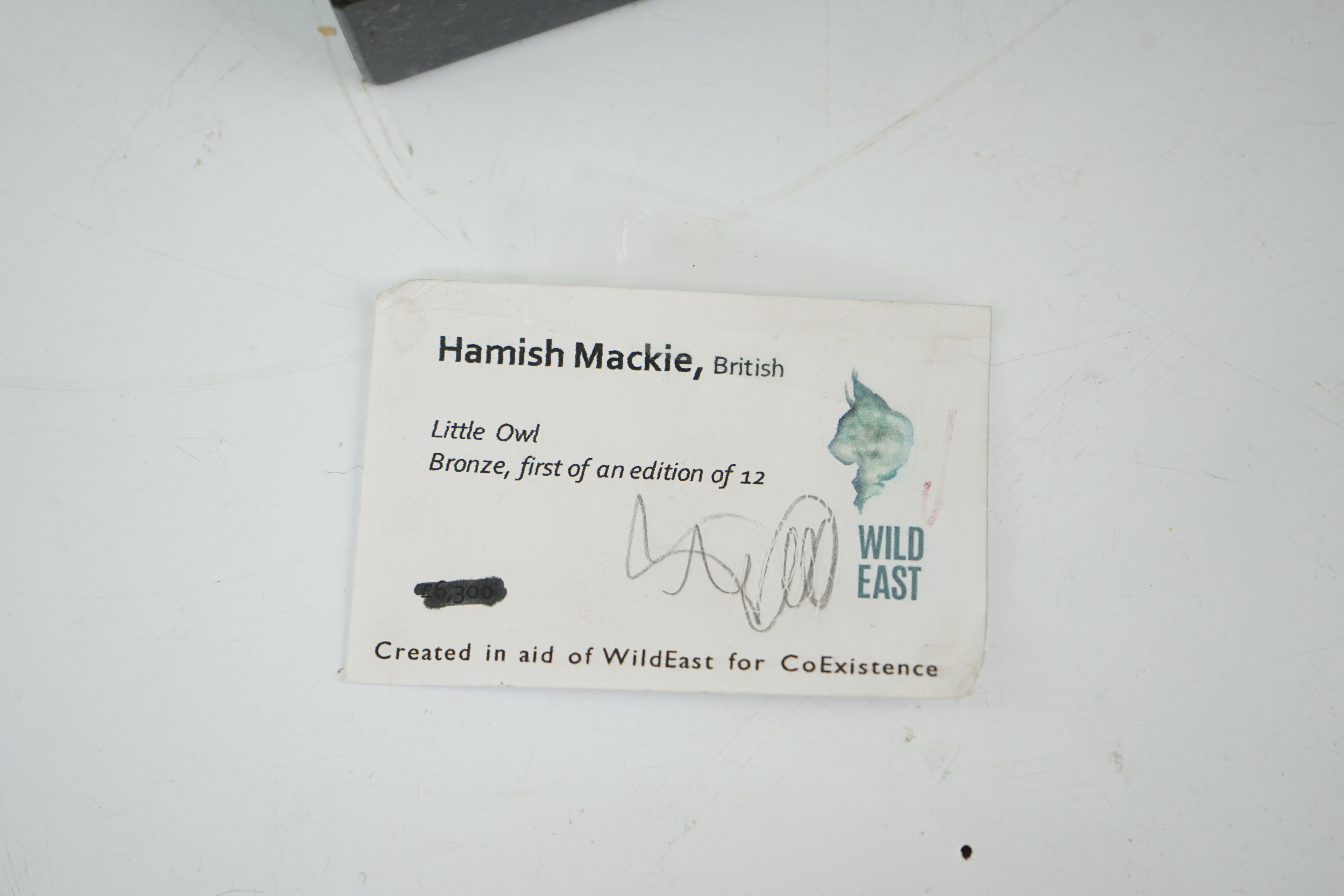 Hamish Mackie (b.1973), bronze, 'Little Owl'